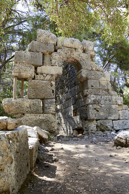 土耳其安塔利亚，Kemer, Phaselis Antic城遗址